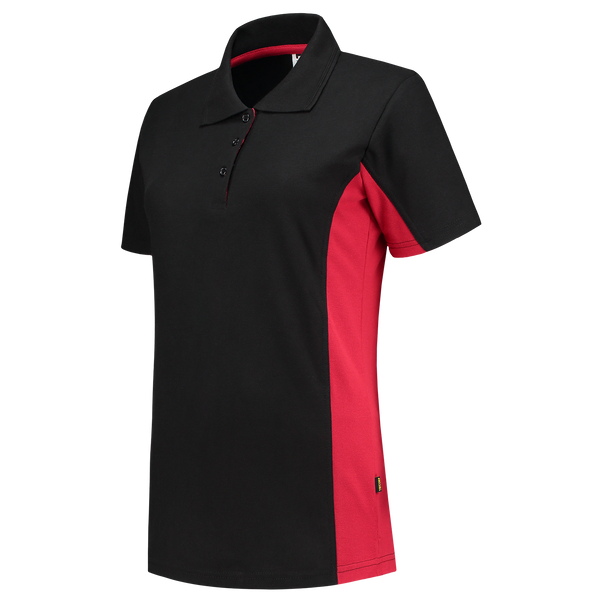 Tricorp Poloshirt Bicolor Dames Black-Red