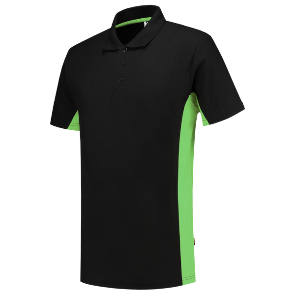 Tricorp Poloshirt Bicolor Black-Lime