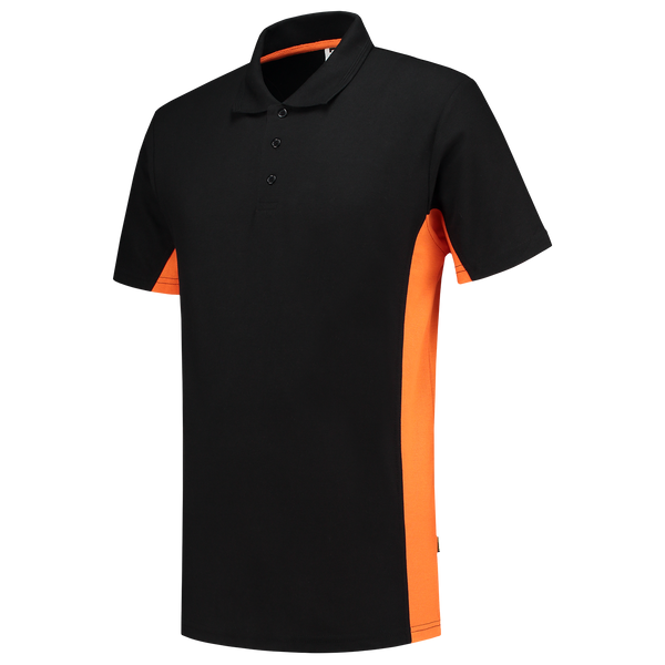Tricorp Poloshirt Bicolor Black-Orange