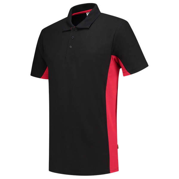 Tricorp Poloshirt Bicolor Black-Red
