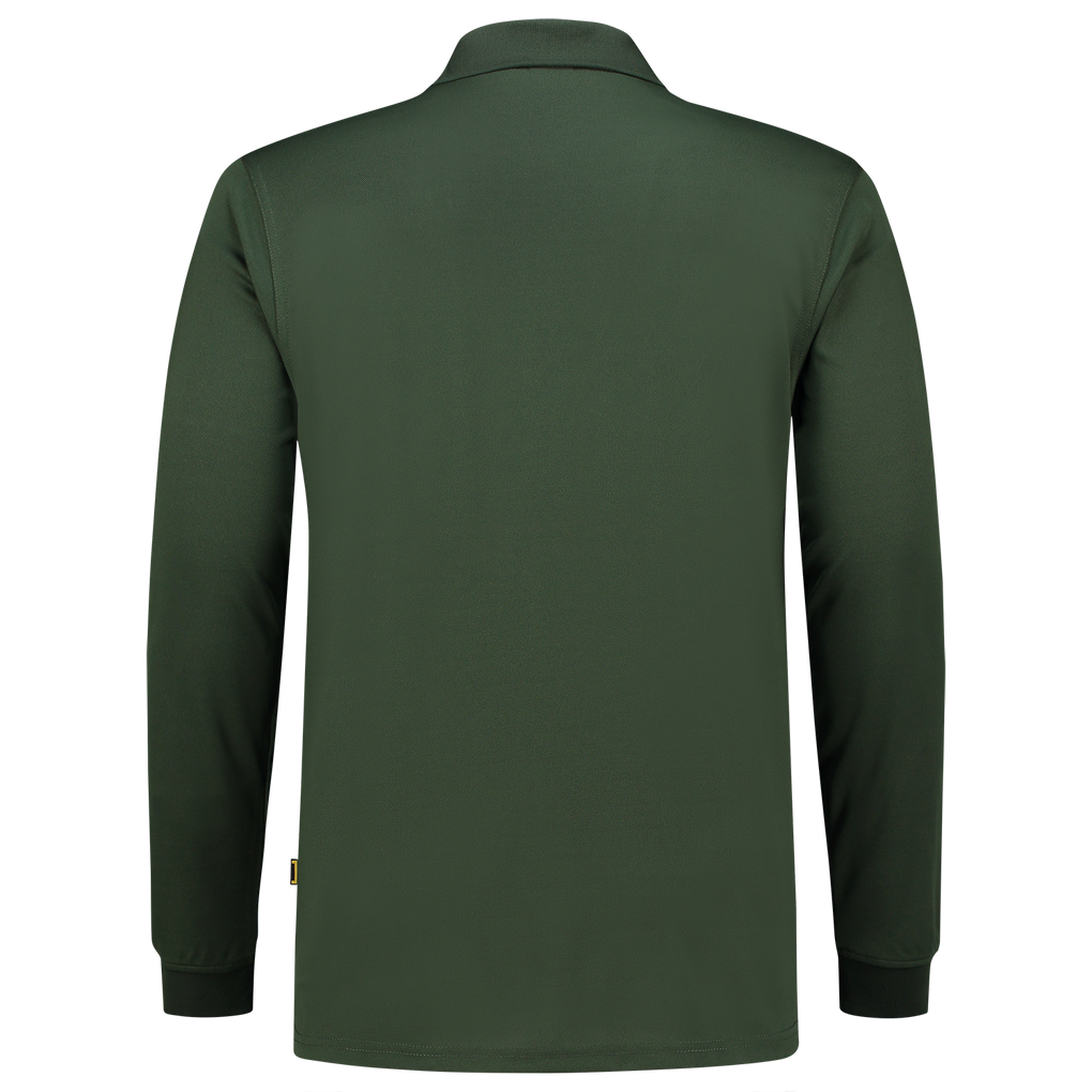 Tricorp Poloshirt UV Block Cooldry Lange Mouw Bottlegreen