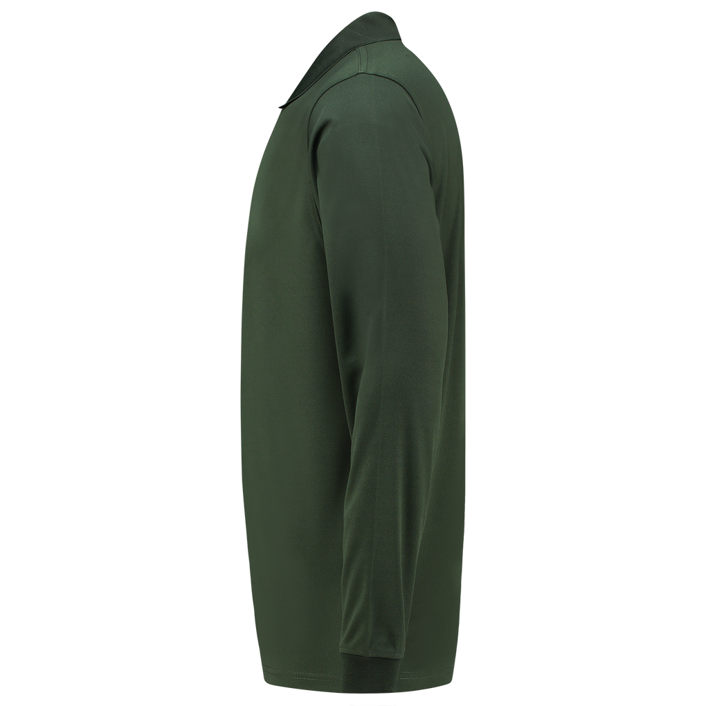 Tricorp Poloshirt UV Block Cooldry Lange Mouw Bottlegreen