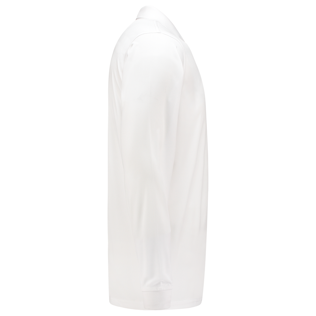 Tricorp Poloshirt UV Block Cooldry Lange Mouw White