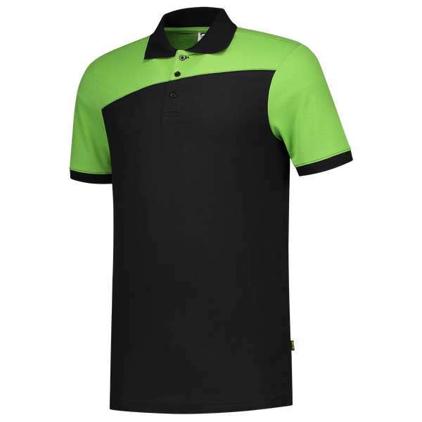 Tricorp Poloshirt Bicolor Naden Black-Lime