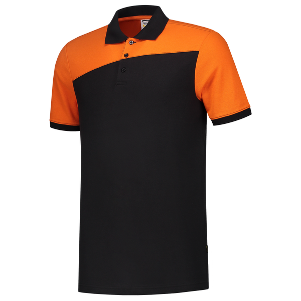 Tricorp Poloshirt Bicolor Naden Black-Orange