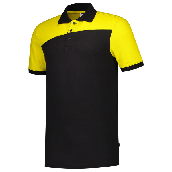 Tricorp Poloshirt Bicolor Naden Black-Yellow