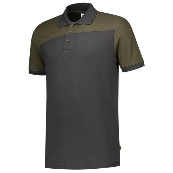 Tricorp Poloshirt Bicolor Naden Darkgrey-Army