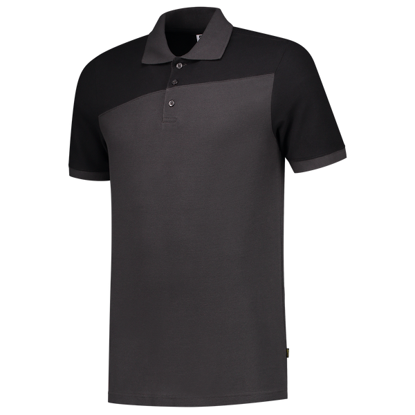 Tricorp Poloshirt Bicolor Naden Darkgrey-Black