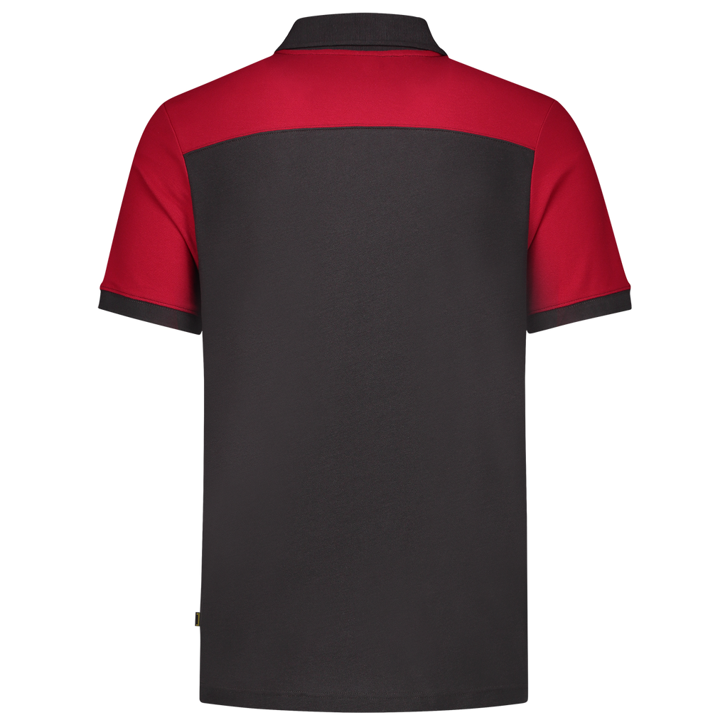 Tricorp Poloshirt Bicolor Naden Darkgrey-Red