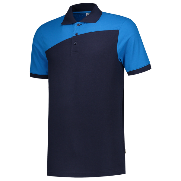 Tricorp Poloshirt Bicolor Naden Ink-Turquoise