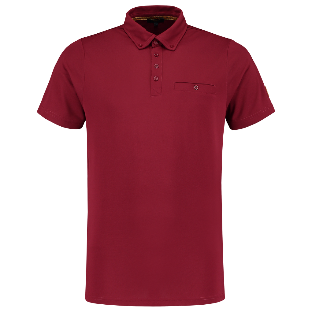 Tricorp Poloshirt Premium Button Down Bordeaux