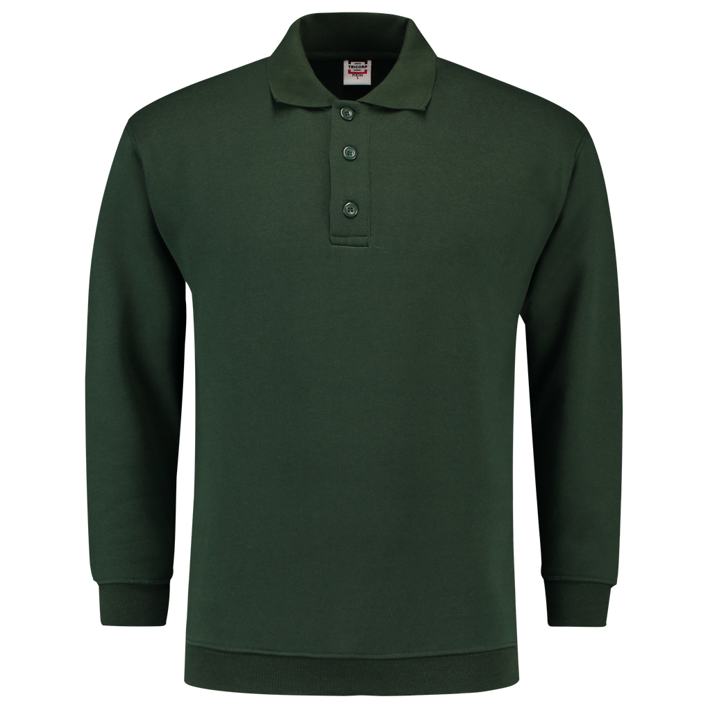 Tricorp Polosweater Boord Bottlegreen