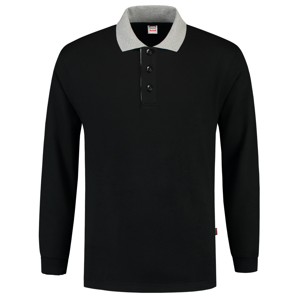 Tricorp Polosweater Contrast Black-Grey