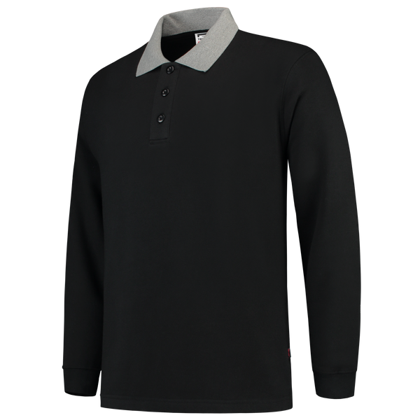 Tricorp Polosweater Contrast Black-Grey