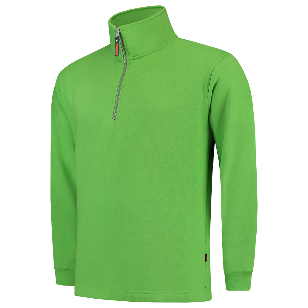 Tricorp Sweater Ritskraag Lime