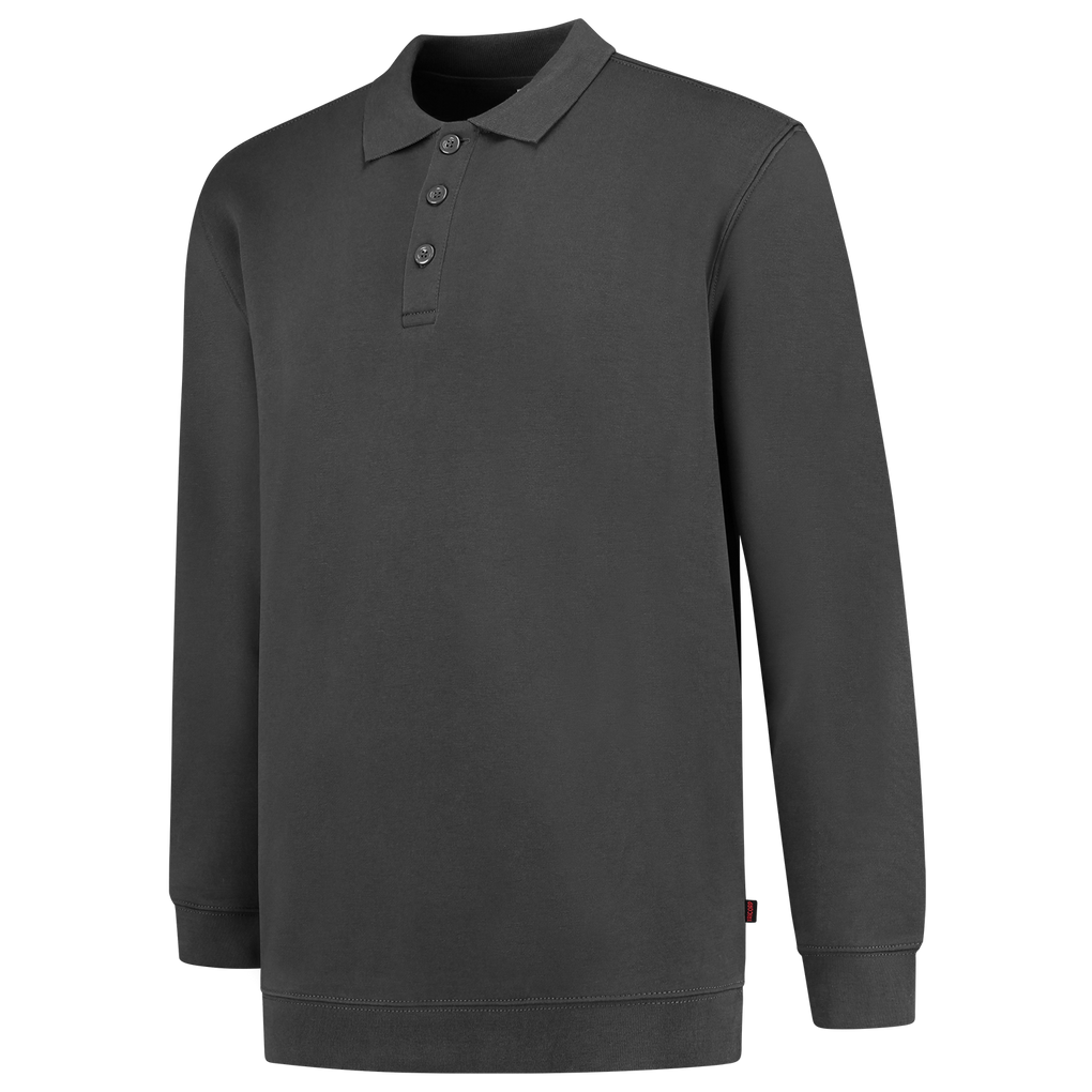 Tricorp Polosweater Boord 60°C Wasbaar Darkgrey