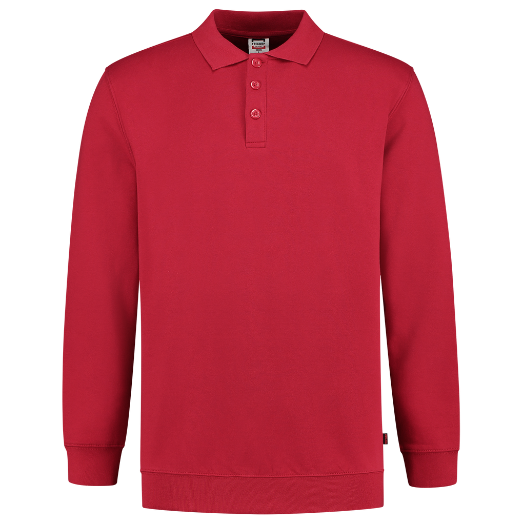 Tricorp Polosweater Boord 60°C Wasbaar Red