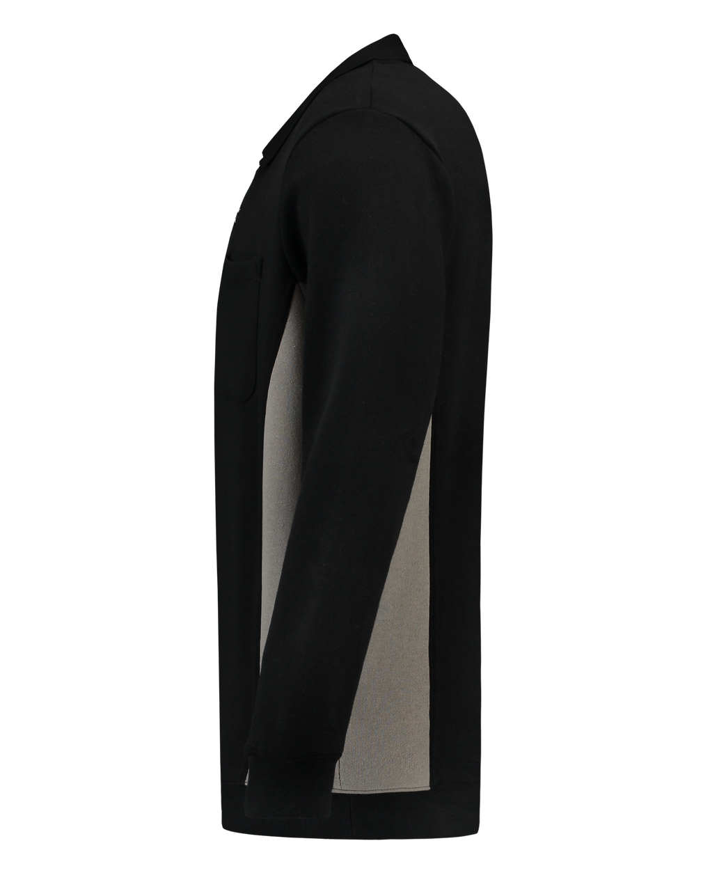 Tricorp Polosweater Bicolor Borstzak Black-Grey