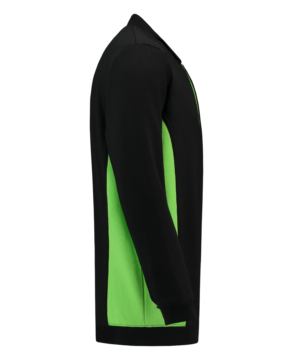 Tricorp Polosweater Bicolor Borstzak Black-Lime
