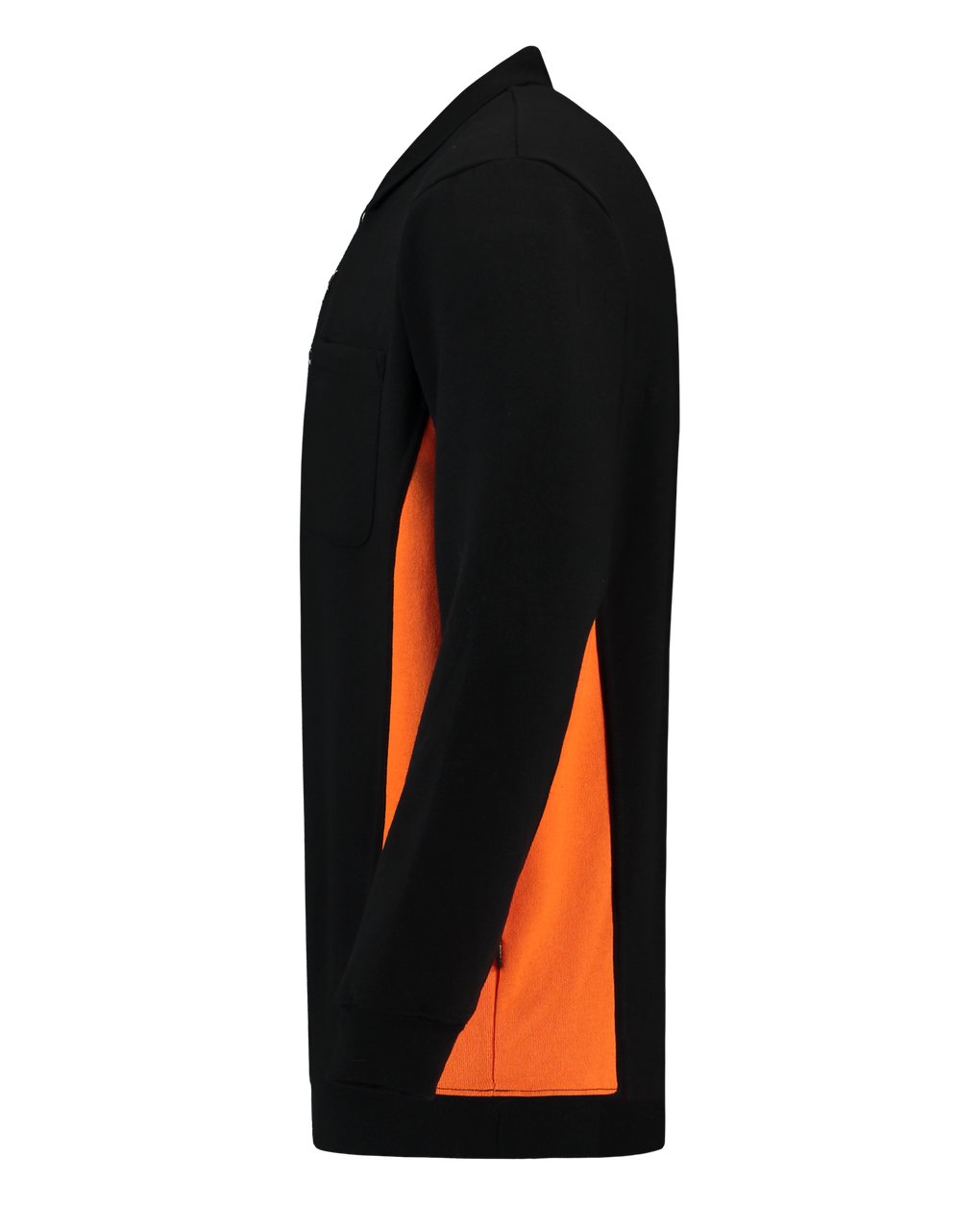 Tricorp Polosweater Bicolor Borstzak Black-Orange