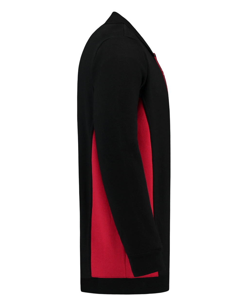 Tricorp Polosweater Bicolor Borstzak Black-Red