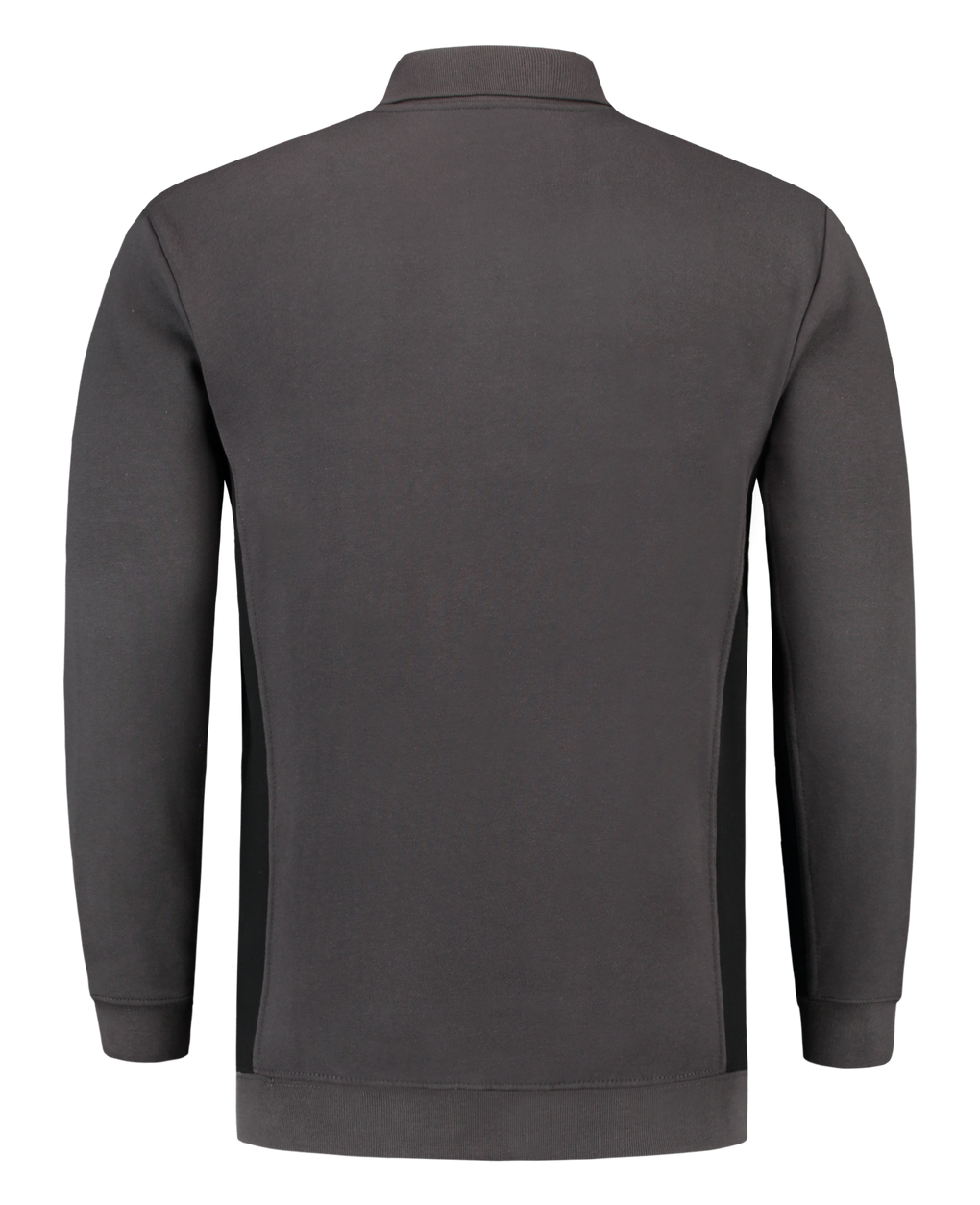 Tricorp Polosweater Bicolor Borstzak Darkgrey-Black