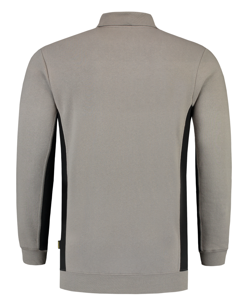 Tricorp Polosweater Bicolor Borstzak Grey-Black