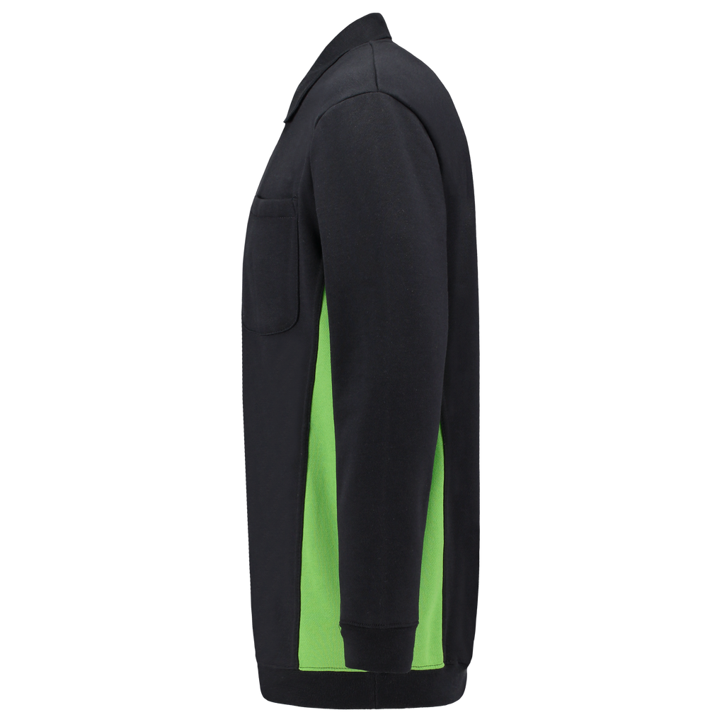 Tricorp Polosweater Bicolor Borstzak Navy-Lime
