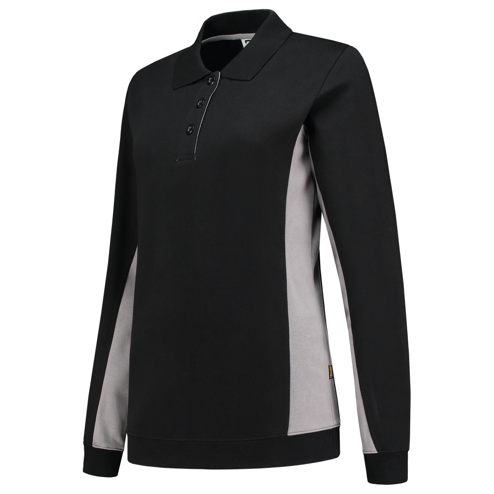 Tricorp Polosweater Bicolor Dames Black-Grey