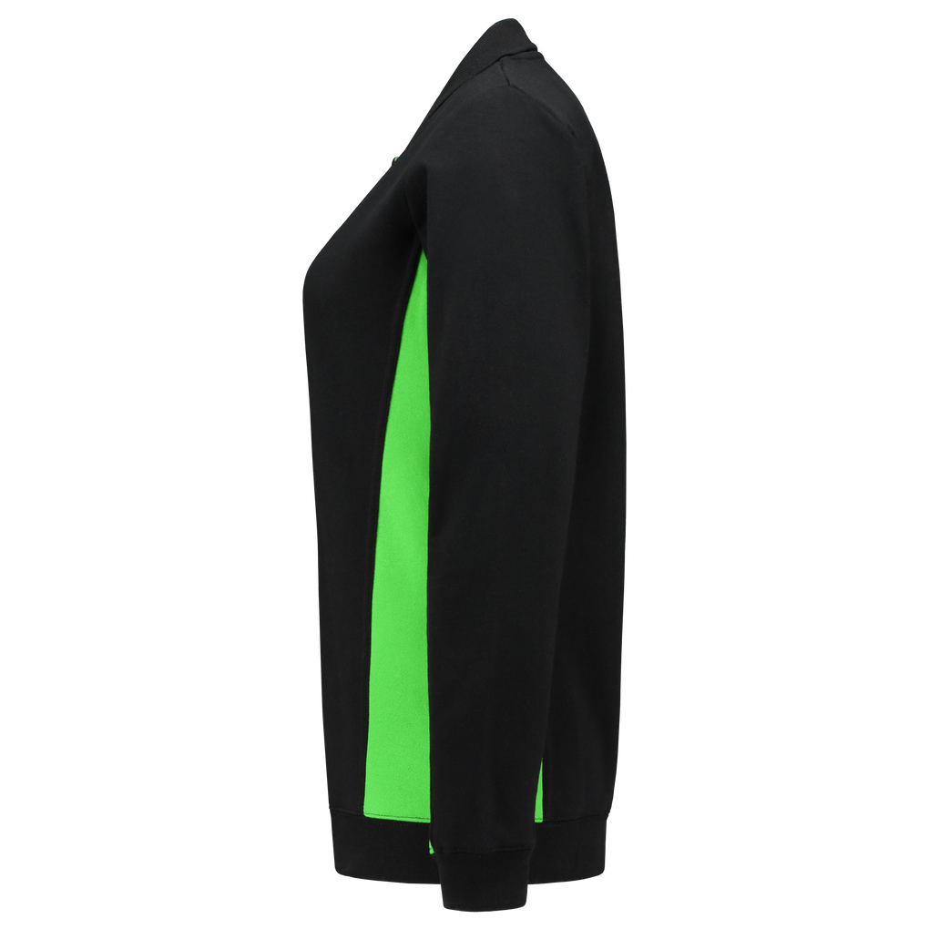 Tricorp Polosweater Bicolor Dames Black-Lime