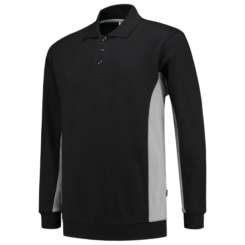 Tricorp Polosweater Bicolor Black-Grey