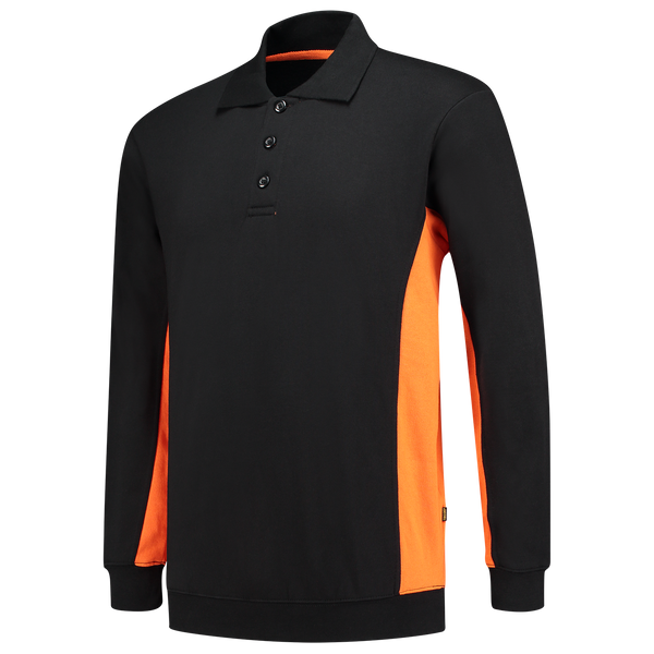 Tricorp Polosweater Bicolor Black-Orange