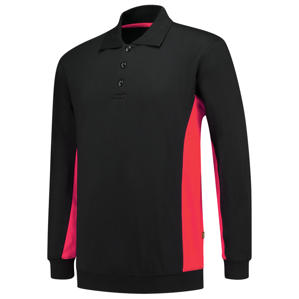 Tricorp Polosweater Bicolor Black-Red