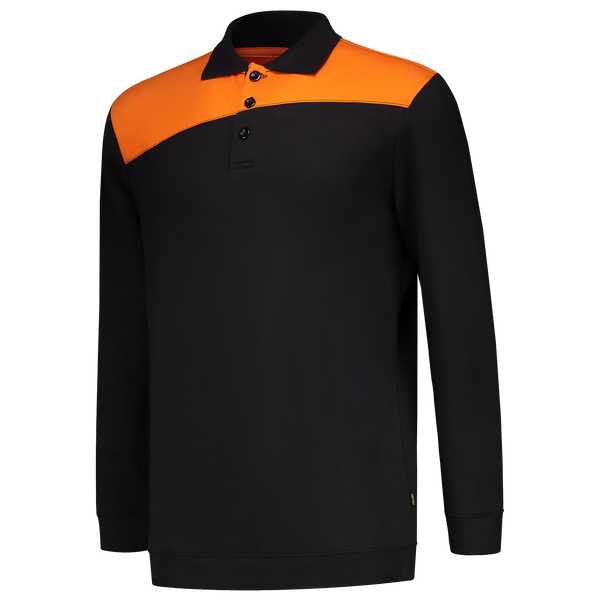 Tricorp Polosweater Bicolor Naden Black-Orange