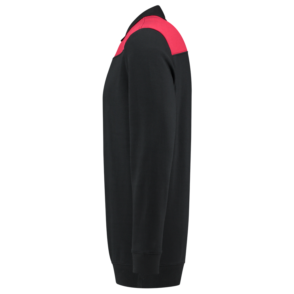 Tricorp Polosweater Bicolor Naden Black-Red