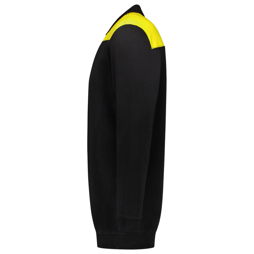 Tricorp Polosweater Bicolor Naden Black-Yellow