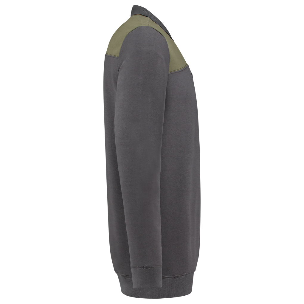 Tricorp Polosweater Bicolor Naden Darkgrey-Army