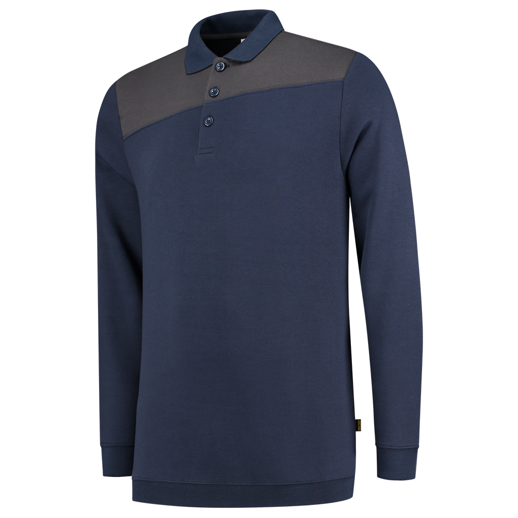 Tricorp Polosweater Bicolor Naden Ink-Darkgrey