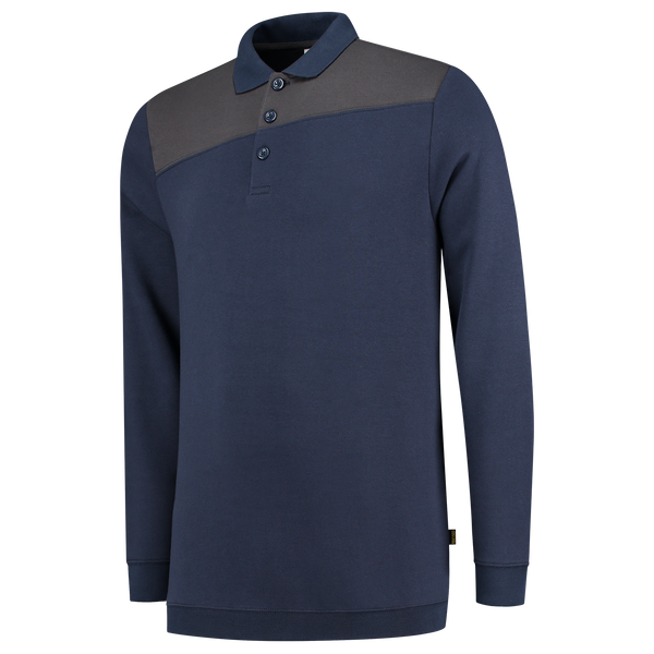 Tricorp Polosweater Bicolor Naden Ink-Darkgrey