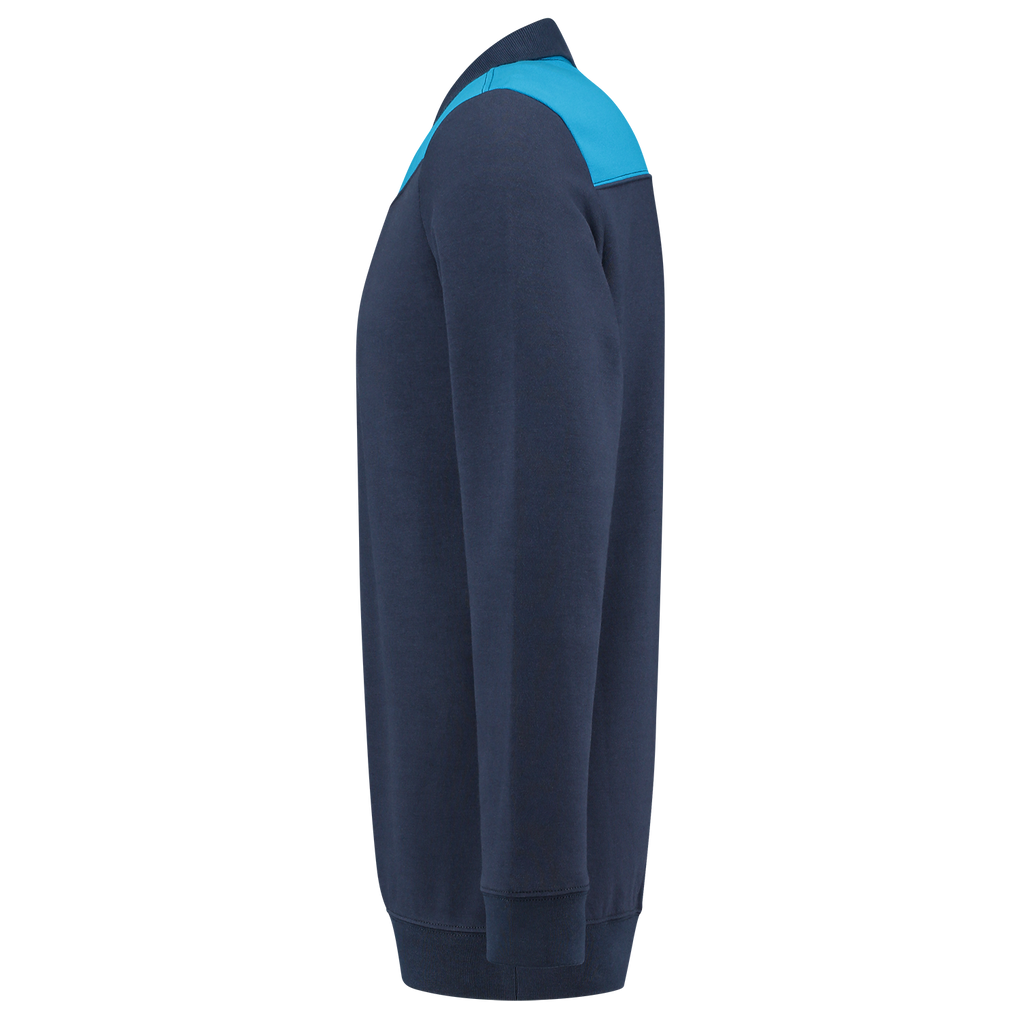 Tricorp Polosweater Bicolor Naden Ink-Turquoise