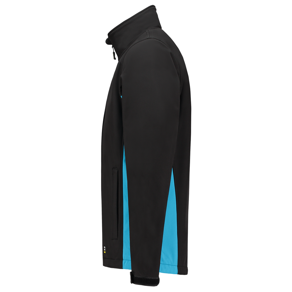 Tricorp Softshell Bicolor Black-Turquoise