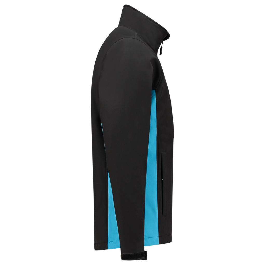 Tricorp Softshell Bicolor Black-Turquoise
