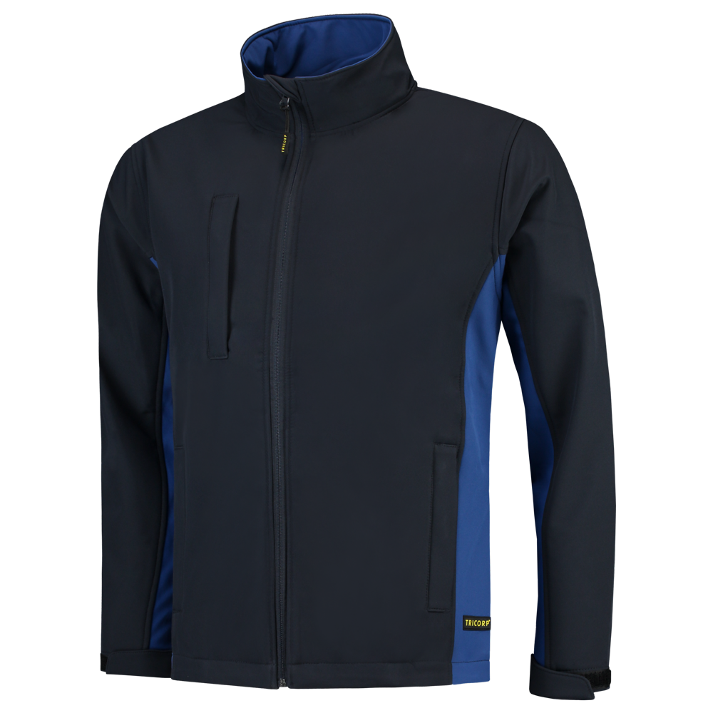 Tricorp Softshell Bicolor Navy-Royalblue