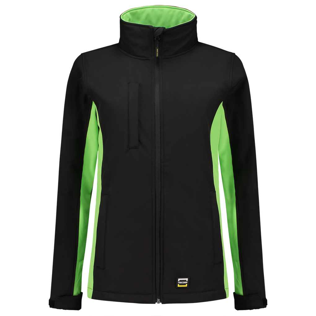 Tricorp Softshell Bicolor Dames Black-Lime
