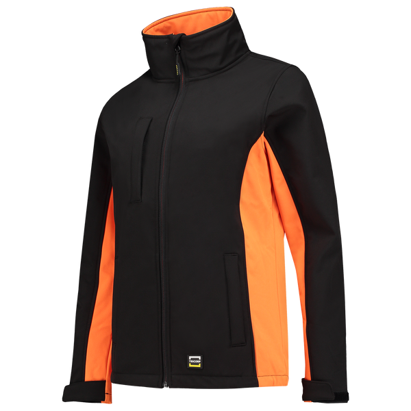 Tricorp Softshell Bicolor Dames Black-Orange