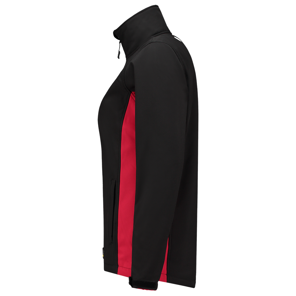 Tricorp Softshell Bicolor Dames Black-Red