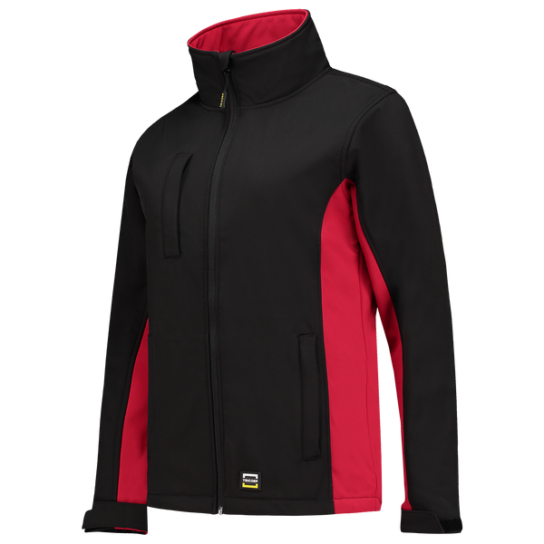 Tricorp Softshell Bicolor Dames Black-Red