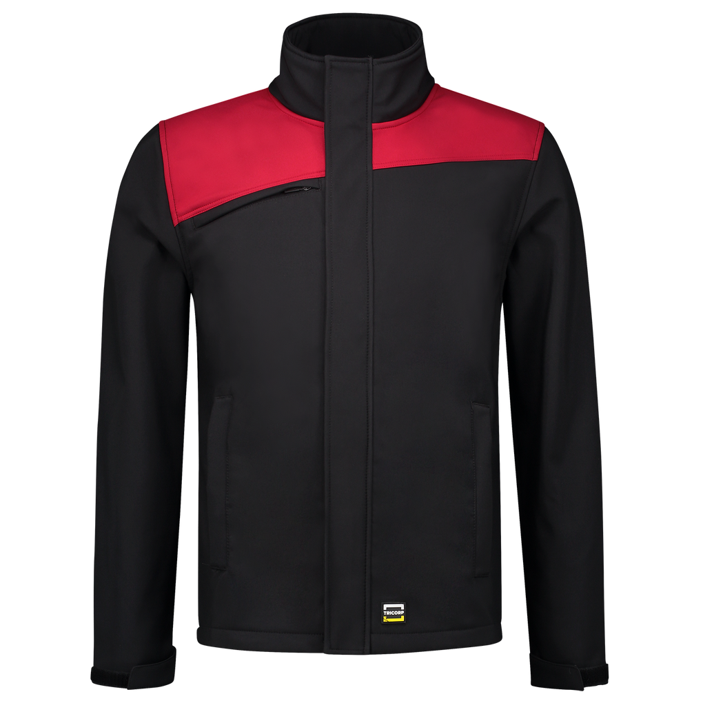 Tricorp Softshell Bicolor Naden Black-Red