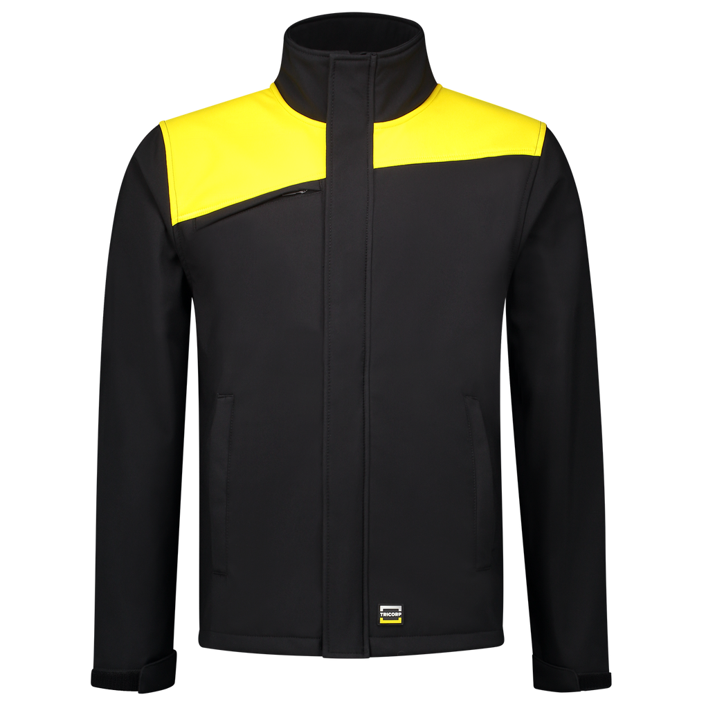 Tricorp Softshell Bicolor Naden Black-Yellow