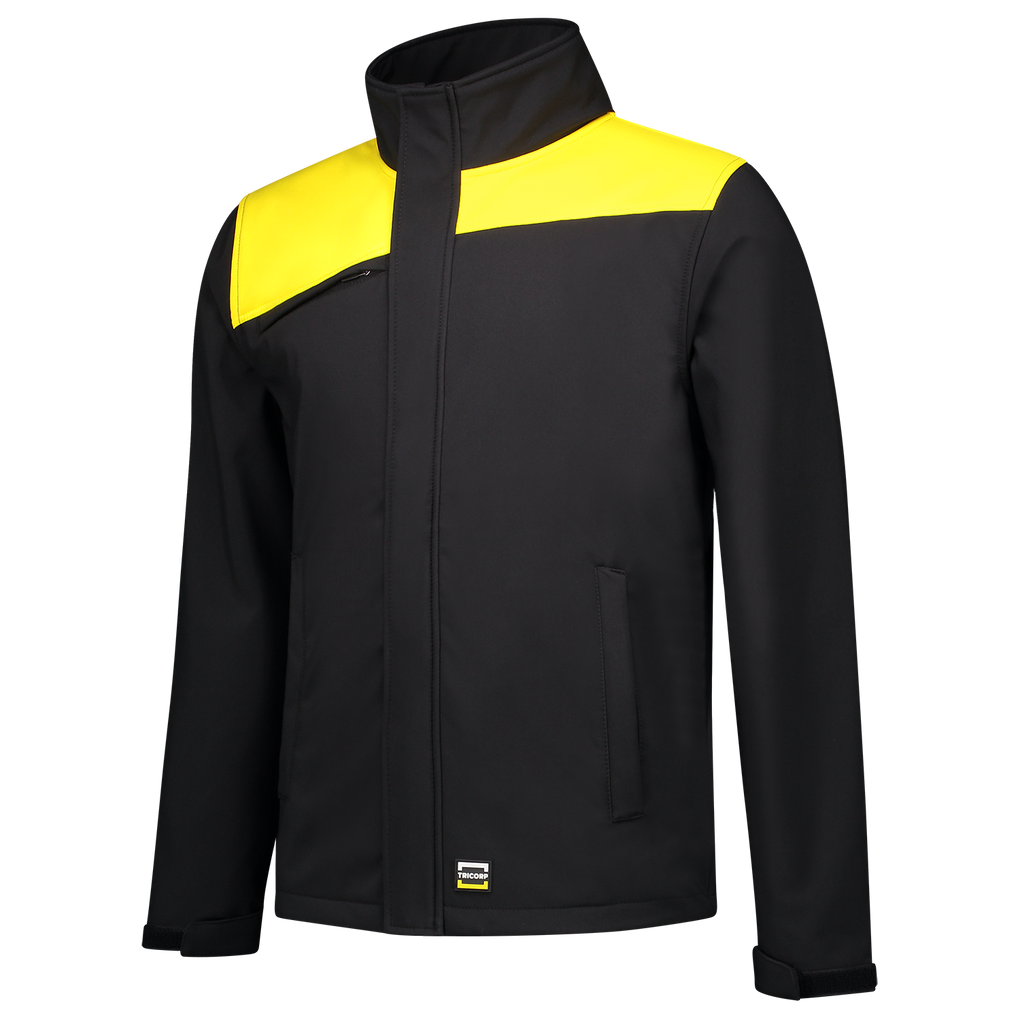 Tricorp Softshell Bicolor Naden Black-Yellow